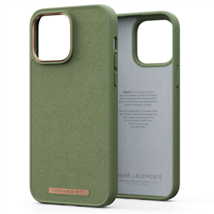 Njord byElements Suede Comfort+, iPhone 14 Pro Max, зеленый - Чехол Товар - NA44CM06 NA44CM06