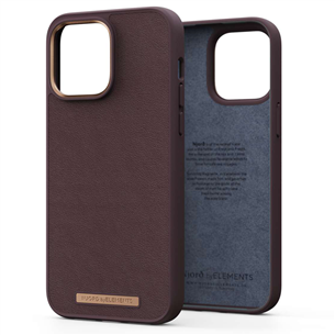 Njord byElements Genuine Leather, iPhone 14 Pro Max, темно-коричневый - Кожаный чехол Товар - NA44GL05 NA44GL05