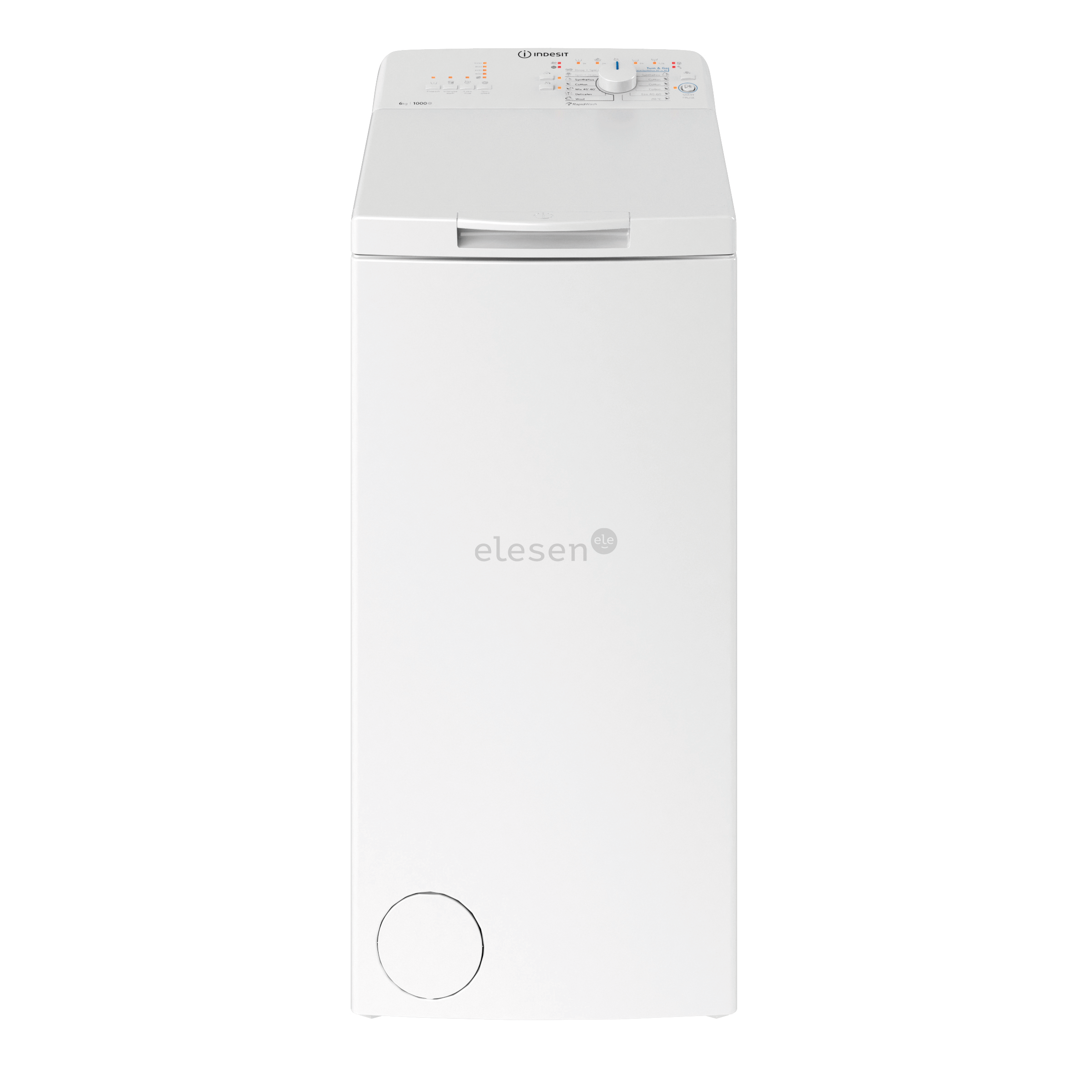 Indesit, 6 kg, depth 60 cm, 1000 rpm - Top Load Washing Machine Item - BTWL60400EE/N