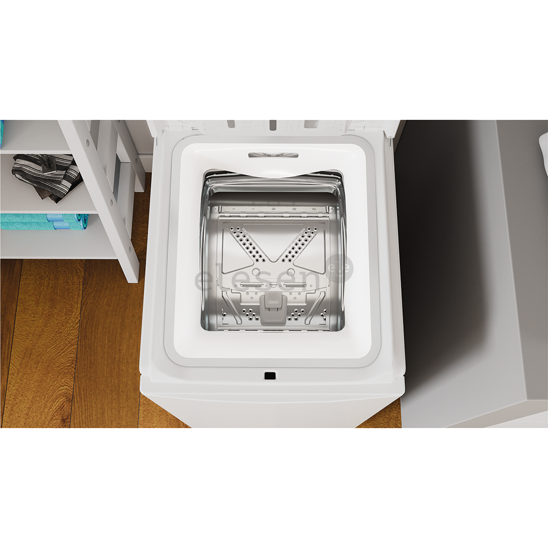 Indesit, 6 kg, depth 60 cm, 1000 rpm - Top Load Washing Machine Item - BTWL60400EE/N