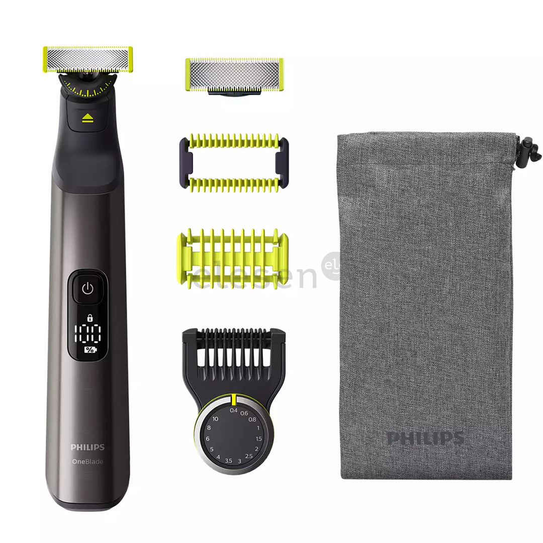 Philips OneBlade Pro Лицо + Тело, серый - Гибридная бритва Товар - QP6551/15
