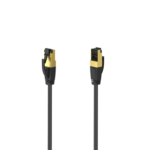 Laidas Hama Network Cable, Cat 8, S/FTP Shielded, 1,5 m, black Prekė - 00200692 00200692