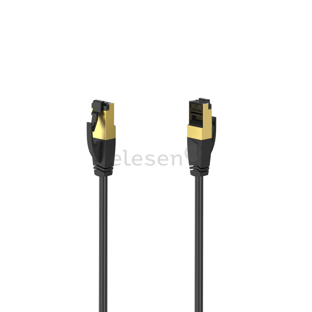 Hama Network Cable, Cat 8, экранирование S/FTP, 1,5 м, черный - Кабель Ethernet Товар - 00200692