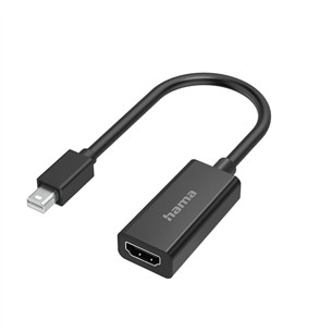 Hama Video Adapter, Mini DisplayPort Plug - HDMI Socket, черный - Адаптер Товар - 00200332