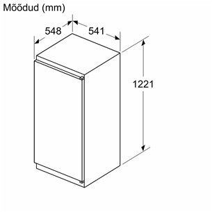 Įmontuojamas šaldiklis Bosch KIR41NSE0