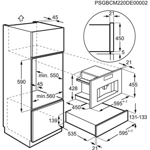 Electrolux серия 900, нерж. сталь - Интегрируемая кофемашина