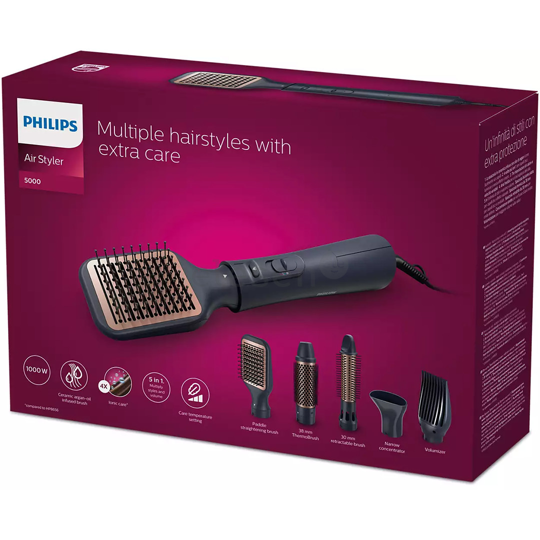 Philips 5000 Series, 1000 W, blue - Air Styler Item - BHA530/00