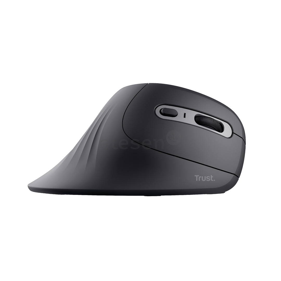 Trust Verro Ergonomic, black - Wireless Optical Mouse
