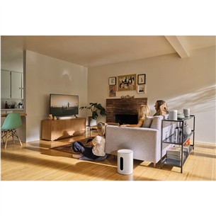 Sonos Sub Mini, baltas - Belaidis žemųjų dažnių garsiakalbis