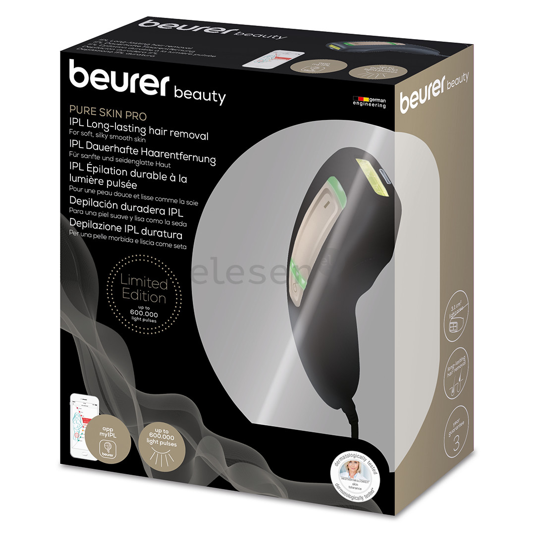 Beurer IPL Pure Skin Pro, black - IPL Hair removal device