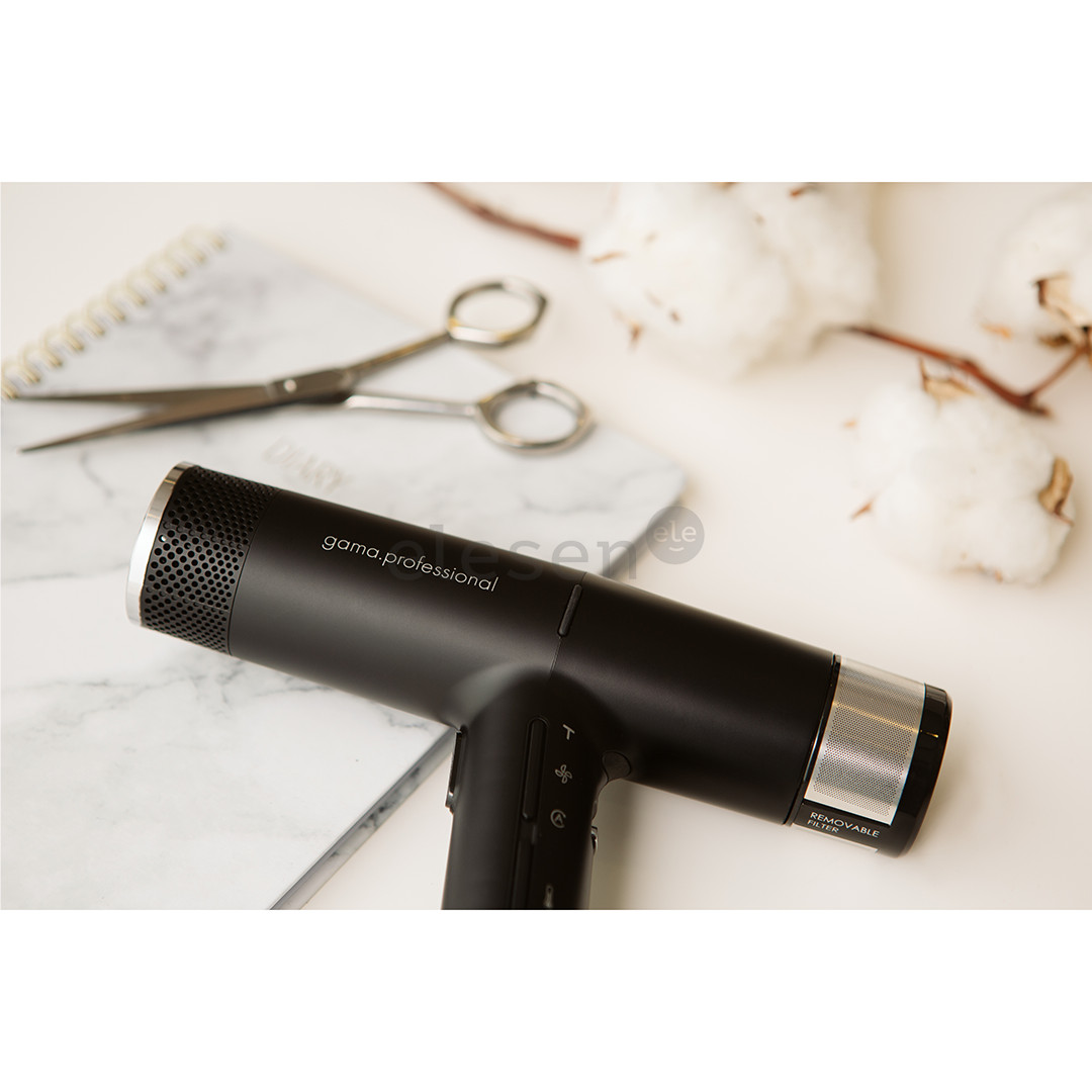 GA.MA iQ2 Perfetto, 1600 W, black - Hair dryer