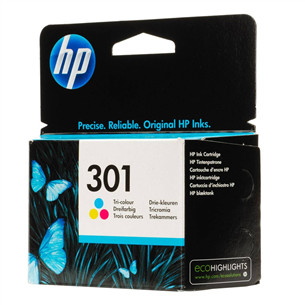 Rašalo kasetė HP 301, Spalvota Prekė - CH562EE#UUS CH562EE#UUS