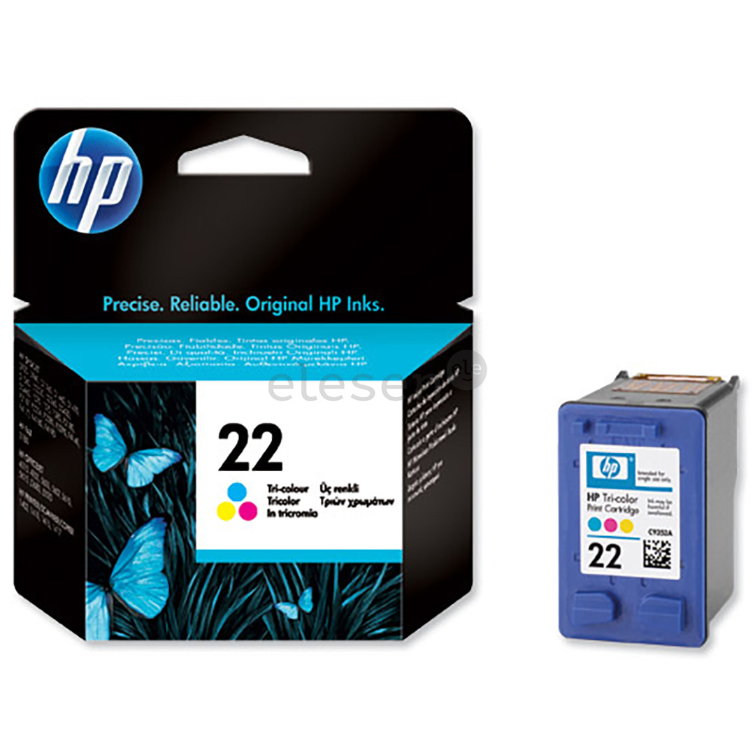 Rašalo kasetė HP NR 22, Spalvota Prekė - C9352AE#UUS