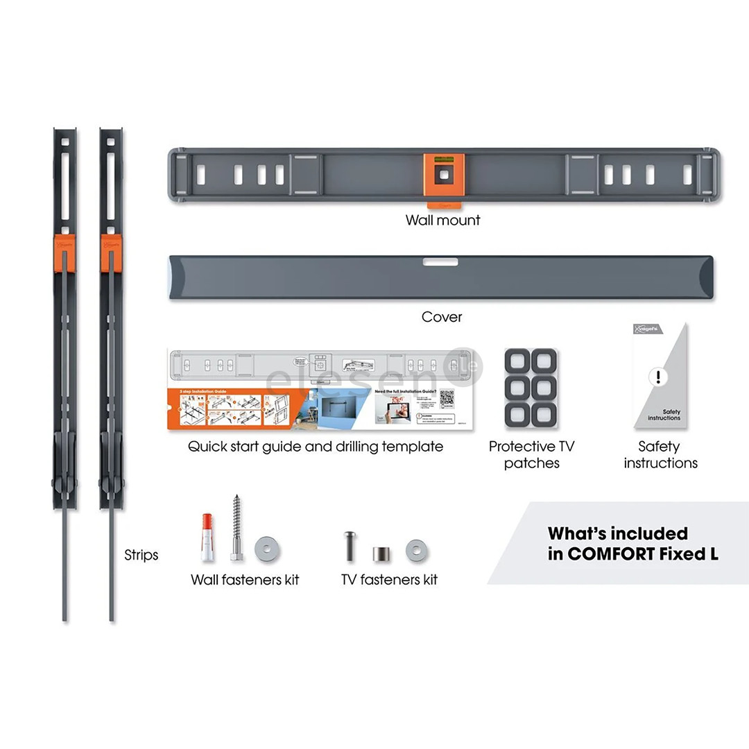 Vogels TVM 3603 Fixed TV Wall Mount, 40"-100'', черный - Настенное крепление Товар - TVM3603