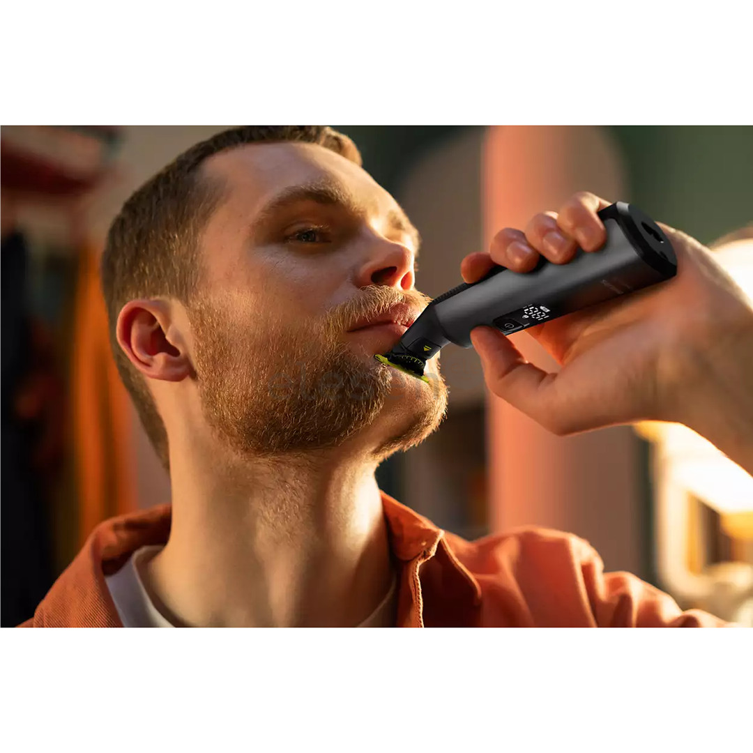 Philips OneBlade Pro Veidui + kūnui, pilkas - Hibridinis skustuvas