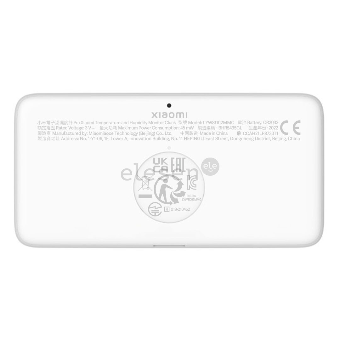 Xiaomi Mi Temperature and Humidity Monitor Clock, white - Temperature and Humidity Monitor Item - BHR5435GL