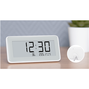 Xiaomi Mi Temperature and Humidity Monitor Clock, white - Temperature and Humidity Monitor Item - BHR5435GL