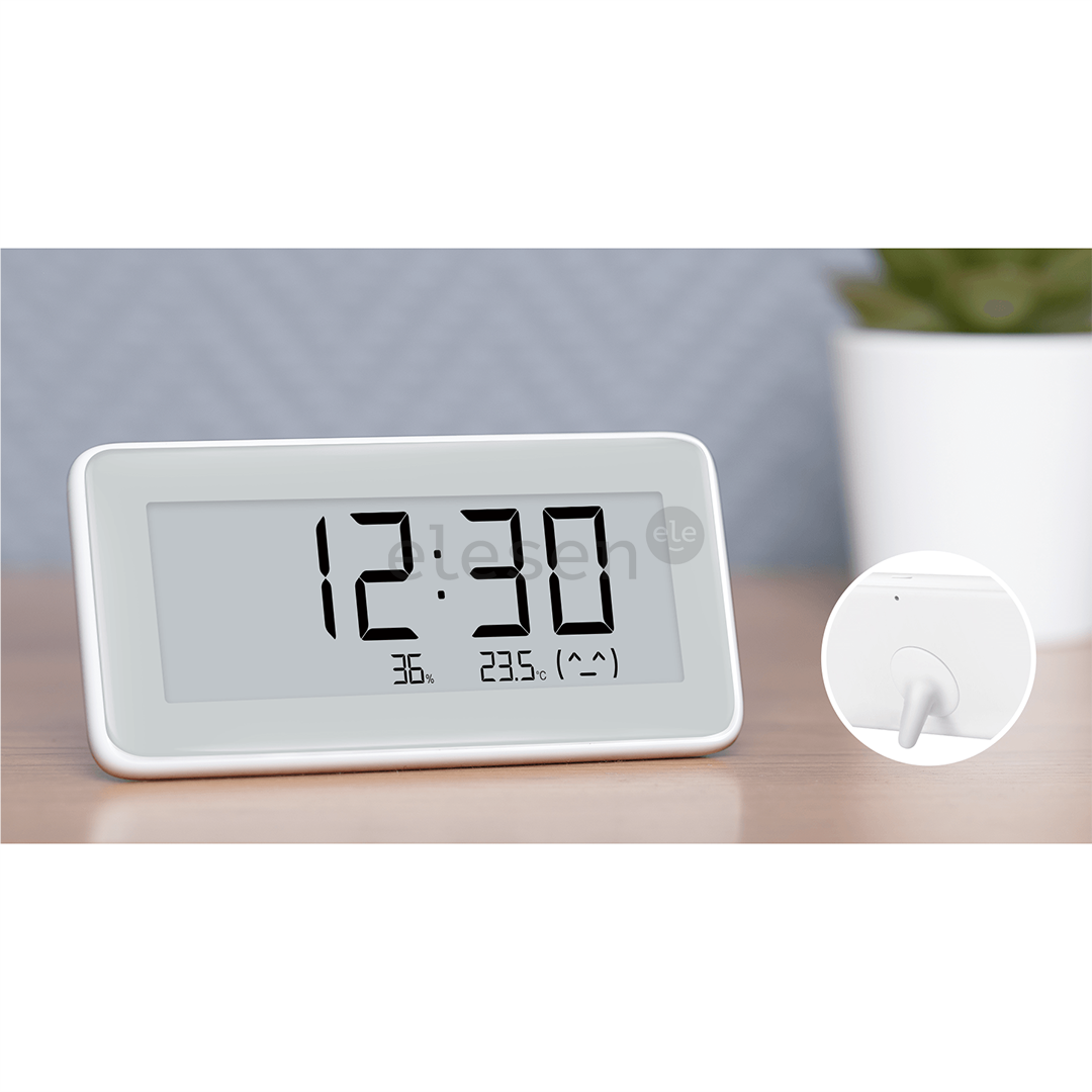 Xiaomi Mi Temperature and Humidity Monitor Clock, white - Temperature and Humidity Monitor Item - BHR5435GL