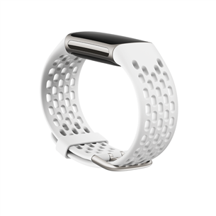 Dirželis Fitbit Charge 5 S, White Prekė - FB181SBWTS FB181SBWTS