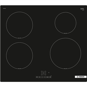 Bosch Serie 4, width 59.2, frameless, black - Built-in Induction Hob PUE61RBB6E