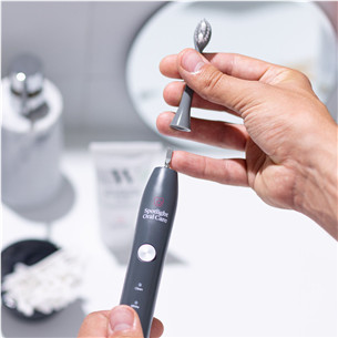 Dantų šepetėlių antgaliai Spotlight Sonic, Gray, 3 vnt. Prekė - SONICHEADSGG