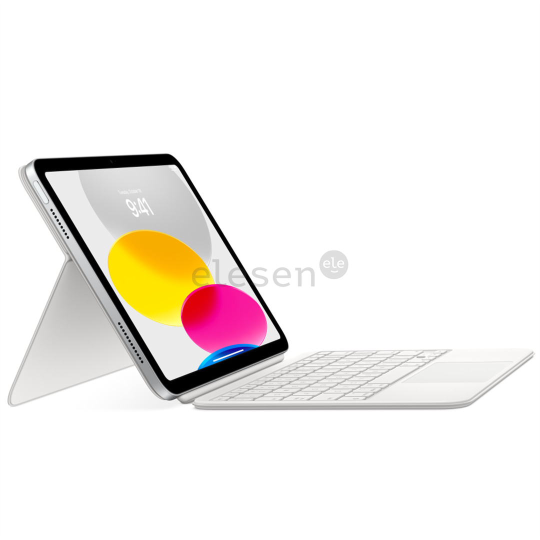 Apple Magic Keyboard Folio for iPad 10, SWE, white - Tablet Cover with Keyboard
