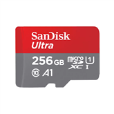 Atminties kortelė SanDisk Ultra microSDXC, 256 GB + adapteris Prekė - SDSQUAC-256G-GN6MA