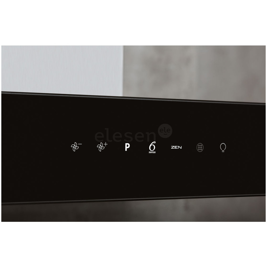 Whirlpool, 730 m³/h, width 59.8 cm, black/inox - Cooker Hood Item - WHBS62FLTK/1