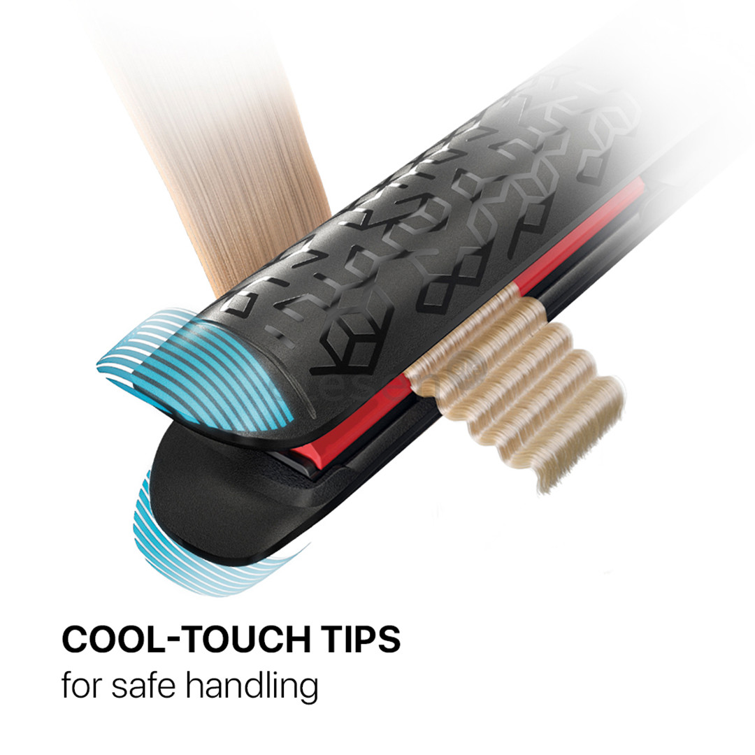 Valera Swiss'X Frise, 230°C, черный/красный - Щипцы-гофре Товар - 101.04