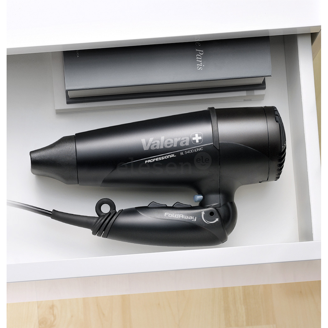 Valera Swiss Light 5400 Fold-Away, 2000 W, black – Foldable hair dryer Item - SL5400T