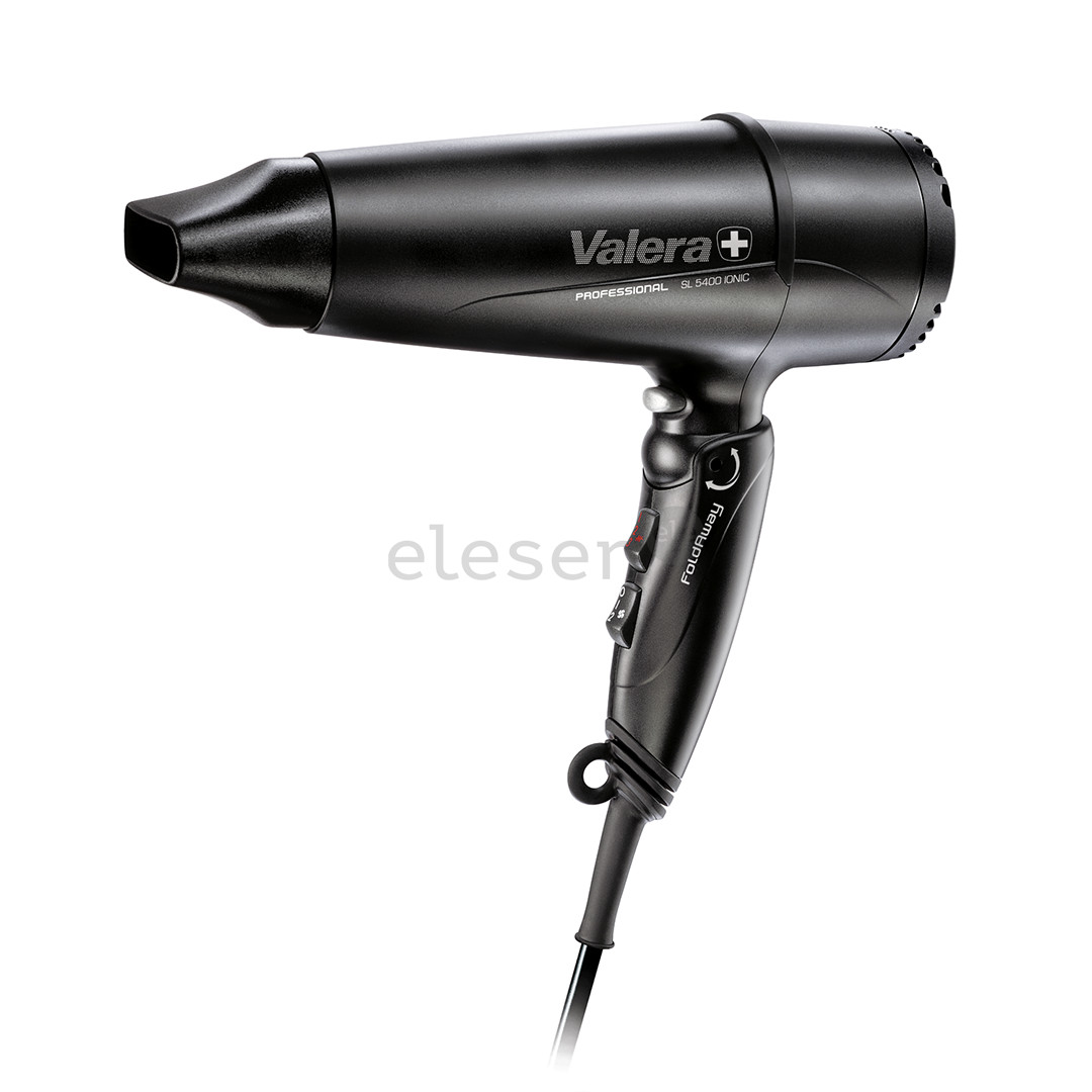 Valera Swiss Light 5400 Fold-Away, 2000 W, black – Foldable hair dryer