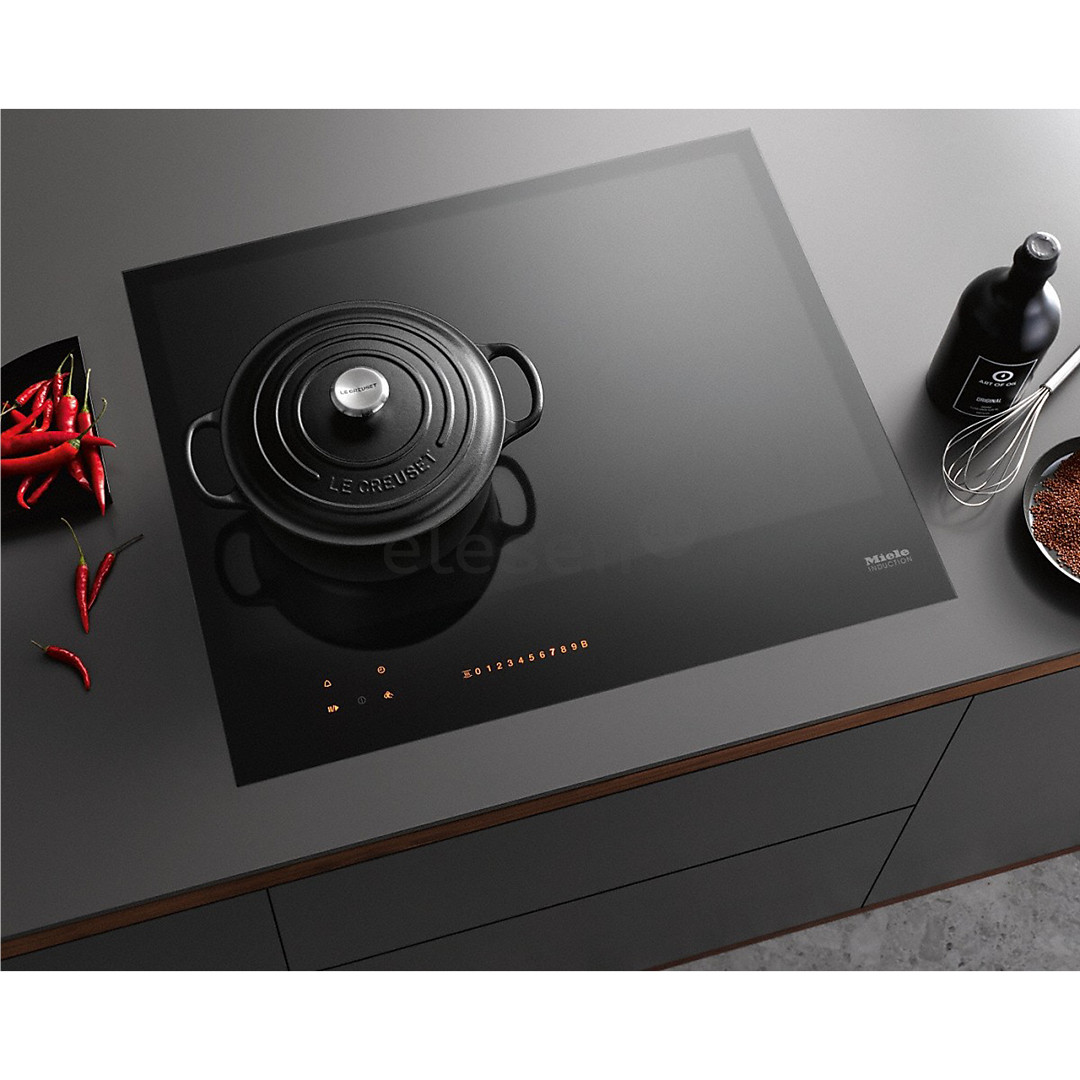 Miele, frameless, width 62 cm, black - Built-in Induction Hob
