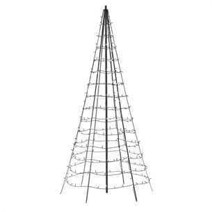 Išmanioji kalėdinė eglutė Twinkly Light Tree 3D, 300 LEDs, IP44, 2 m Prekė - TWP300SPP-BEU