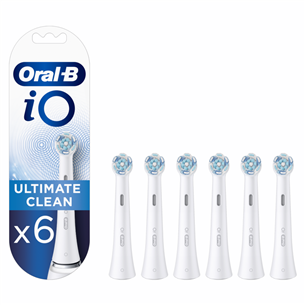 Dantų šepetėlių antgaliai Braun iO Ultimate Clean White XL, 6 vnt. Prekė - IOCW-6WHITE IOCW-6WHITE