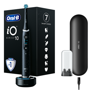 Elektrinis dantų šepetėlis Braun Oral-B iO 10, Juodas Prekė - IO10BLACK IO10BLACK