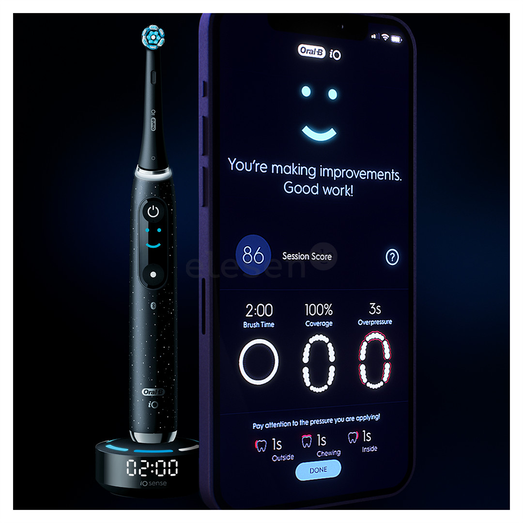 Braun Oral-B iO 10, black - Electric toothbrush