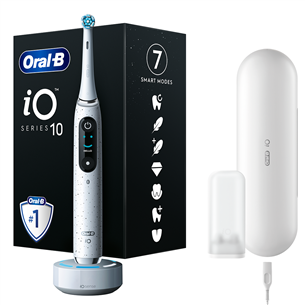 Elektrinis dantų šepetėlis Braun Oral-B iO 10, Baltas Prekė - IO10WHITE IO10WHITE