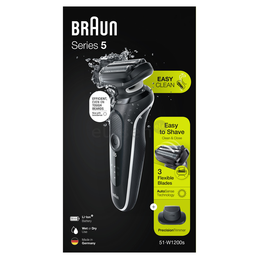 Braun Series 5, Wet & Dry, black - Shaver