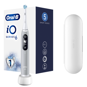 Elektinis dantų šepetėlis Braun Oral-B iO 6, Pilkas Prekė - IO6GREY IO6GREY