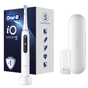 Elektinis dantų šepetėlis Braun Oral-B iO5, Baltas Prekė - IO5WHITE IO5WHITE