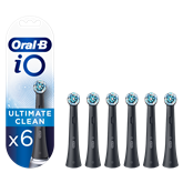 Dantų šepetėlių antgaliai Braun Oral-B iO, 6 vnt. Prekė - IOCB-6BLACK