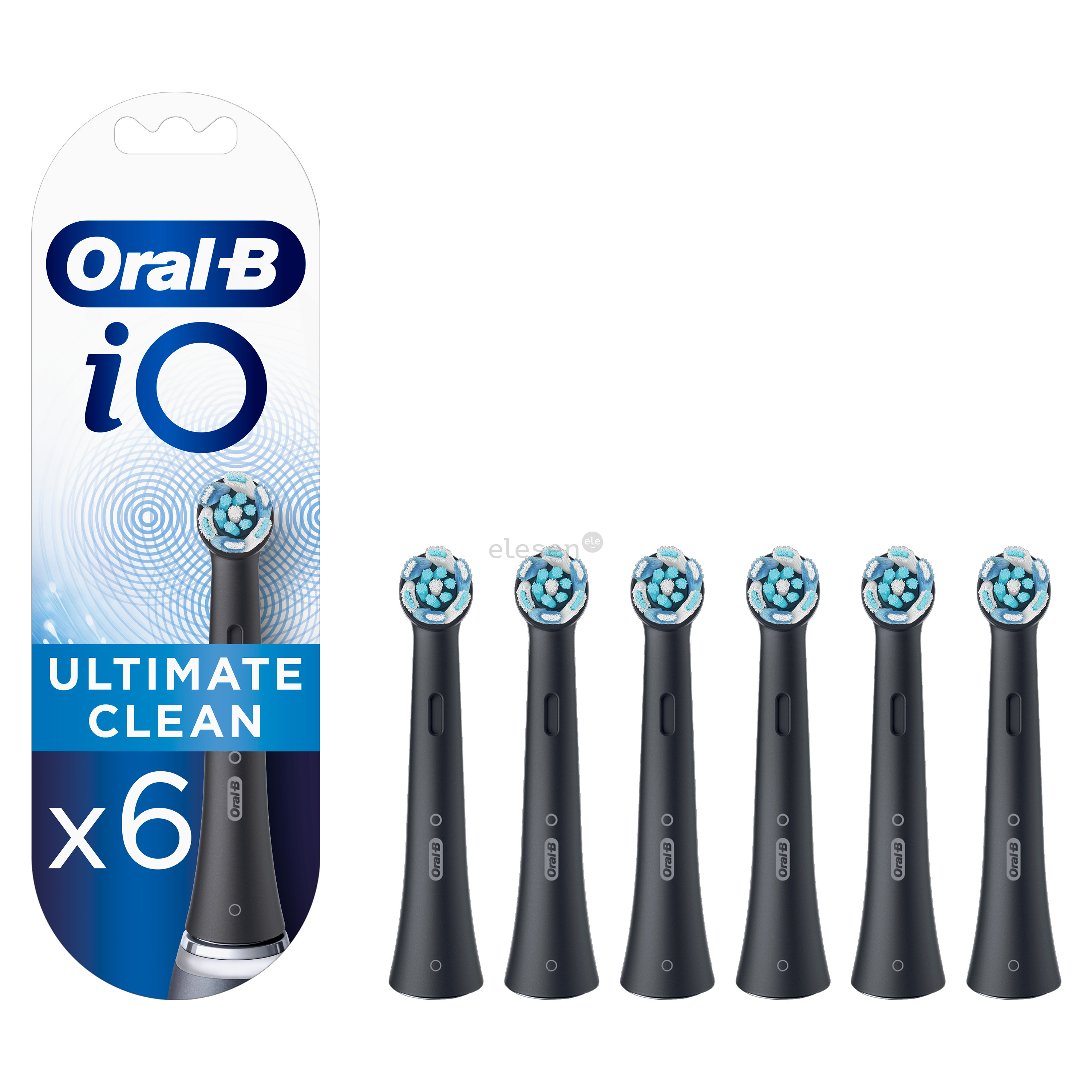 Dantų šepetėlių antgaliai Braun Oral-B iO, 6 vnt. Prekė - IOCB-6BLACK