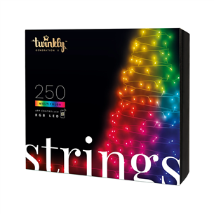 Išmanioji kalėdinė girlianda Twinkly Strings, 250 LED, 20 m, IP44 Prekė - TWS250STP-BEU TWS250STP-BEU
