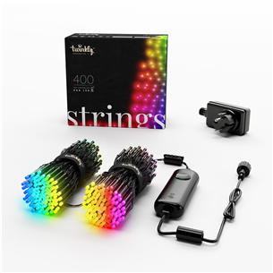 Išmanioji kalėdinė girlianda Twinkly Strings, 400 LEDs, 32 m, IP44 Prekė - TWS400STP-BEU