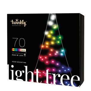 Išmanioji kalėdinė eglutė Twinkly Light Tree 2D, 100 LEDs, IP44, 2 m Prekė - TWWT050SPP-BEU TWWT050SPP-BEU
