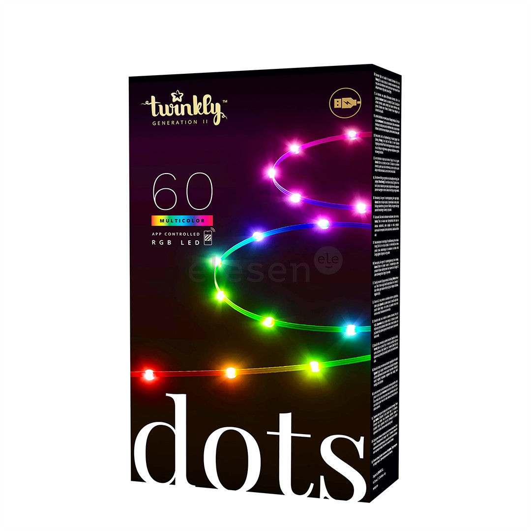 Twinkly Dots, 60 светодиодов, IP20, 3 м, белый - Умная светодиодная лента Товар - TWD060STP-B