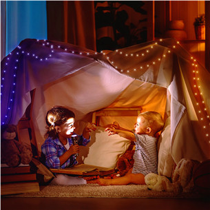 Išmaniosios lemputės Twinkly Dots, 200 LED, IP20, 10 m, white Prekė - TWD200STP-BEU