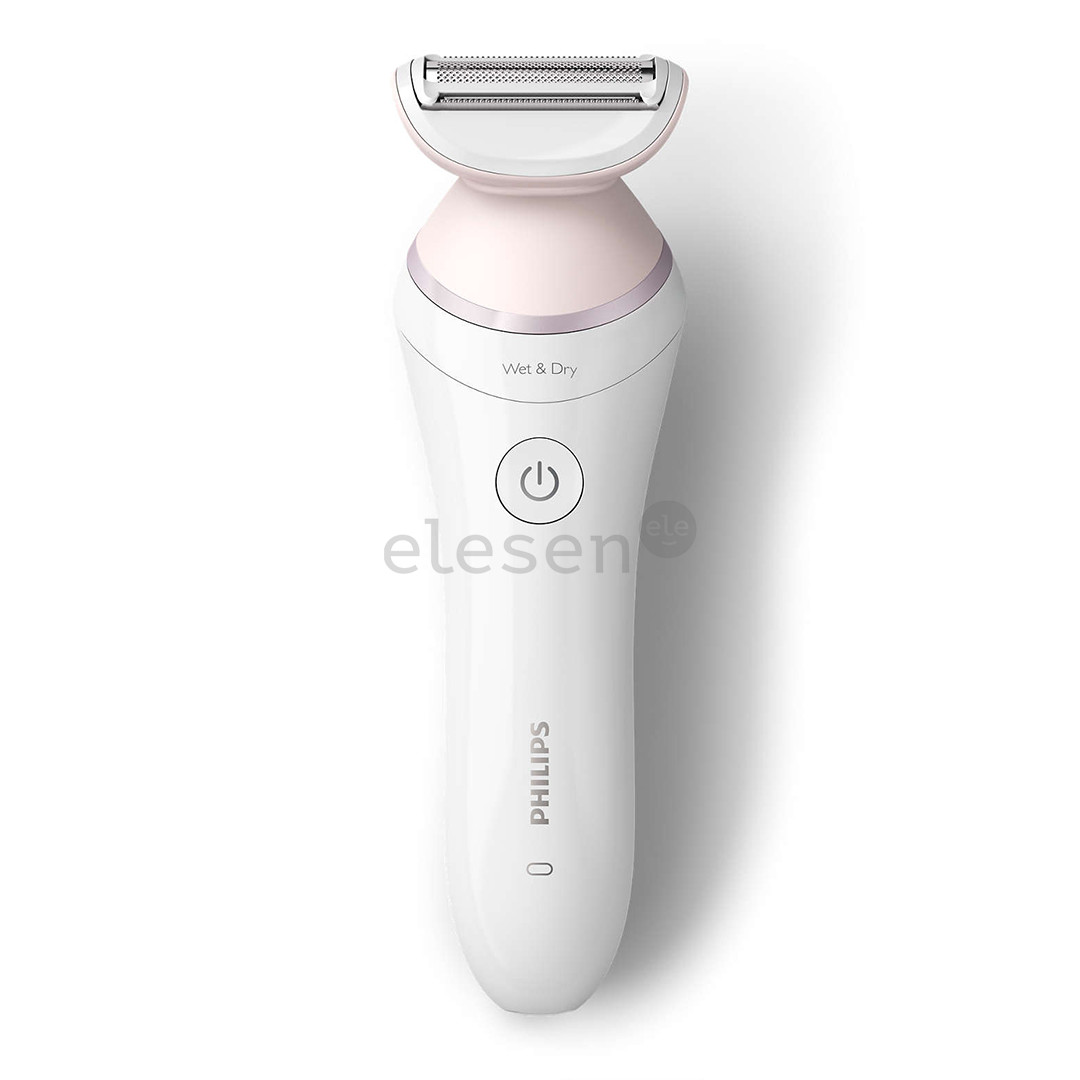 Philips Lady Shaver Series 8000, wet & dry, baltas - Belaidis skustuvas