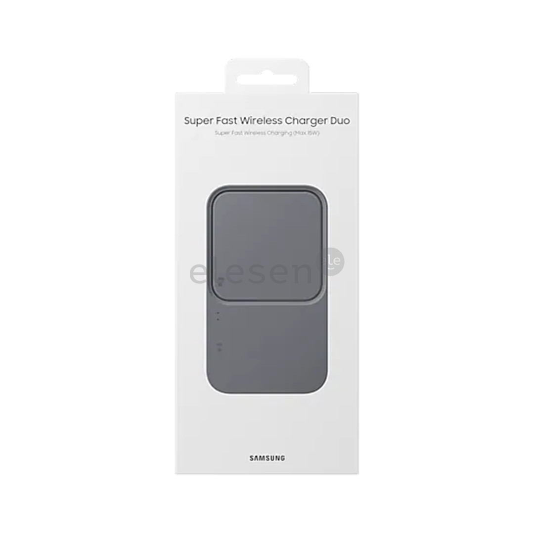 Samsung Wireless Charger Duo Pad, black - Wireless charger Item - EP-P5400BBEGEU