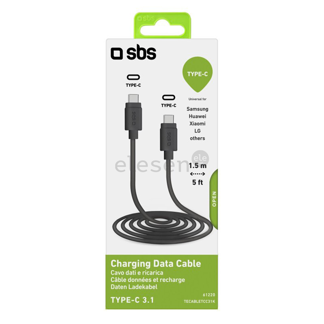Cable USB-C SBS (1.5 m) Item - TECABLETCC31K